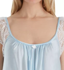 Lace Cap Ankle Length Gown -Her Room US amanda rich amri01 105 sh cs1