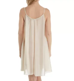 Spaghetti Strap Lace Trim Knee Length Gown -Her Room US amanda rich amri01 165 sh bs