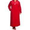 Amanda Rich Plus Size Velour Zip Front Robe – Cozy Long Sleeve Loungewear with Tassel -Her Room US amanda rich amri01 607 37x gs