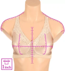 Amoena Nancy Multi Part Cup Lace Trim Bra -Her Room US amoena amo001 1151 ns7