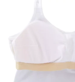 Amoena Valletta White Modal Camisole – Built-in Pocketed Shelf Bra Top -Her Room US amoena amo001 2830 cs1