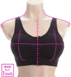 Amoena Emilia Front Zip Close Bra -Her Room US amoena amo001 45014 ns7