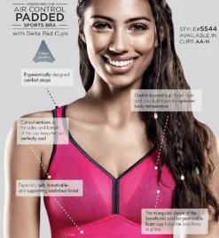 ANITA Active Air Control Wire Free Sports Bra -Her Room US anita anit01 5544 cs5