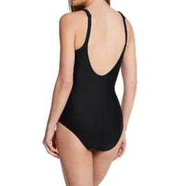 Anita Watercolor Floral & Polka Dot Sidonia One Piece - Slimming Wireless Support Swimsuit -Her Room US anita anit01 7333 bs