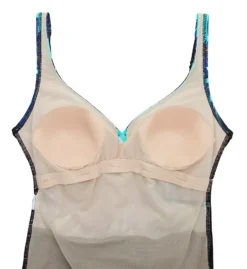 Anita Leaf Deluxe Elea One Piece Swimsuit – Palm Leaf Print Asymmetrical Wrap with Waist Clip -Her Room US anita anit01 7356 cs6