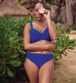 Anita Rosa Faia Mix & Match Ive Adjustable Side High Rise Swim Bottom - Solid Midnight -Her Room US anita anit01 8703 0 cs1