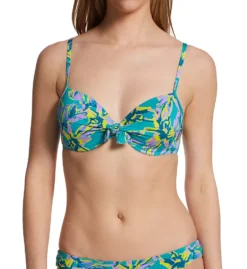 Anita Orchid Dream Eleanor Plunge Swim Top – Floral Underwire Bikini
