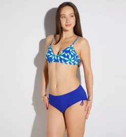 Anita Rosa Faia Beach Blossom Minou Wireless Triangle Swim Top – Silver Metallic Tile Print -Her Room US anita anit01 8733 1 cs2