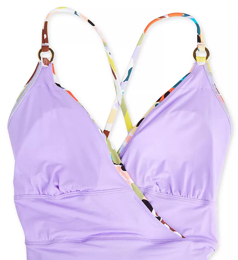 Anne Cole Kashmir Paisley Multicolor Surplice Maillot – Elegant V-Neck One-Piece Swim Dress 7 Anne Cole Kashmir Paisley Multicolor Surplice Maillot – Elegant V-Neck One-Piece Swim Dress - Image 5