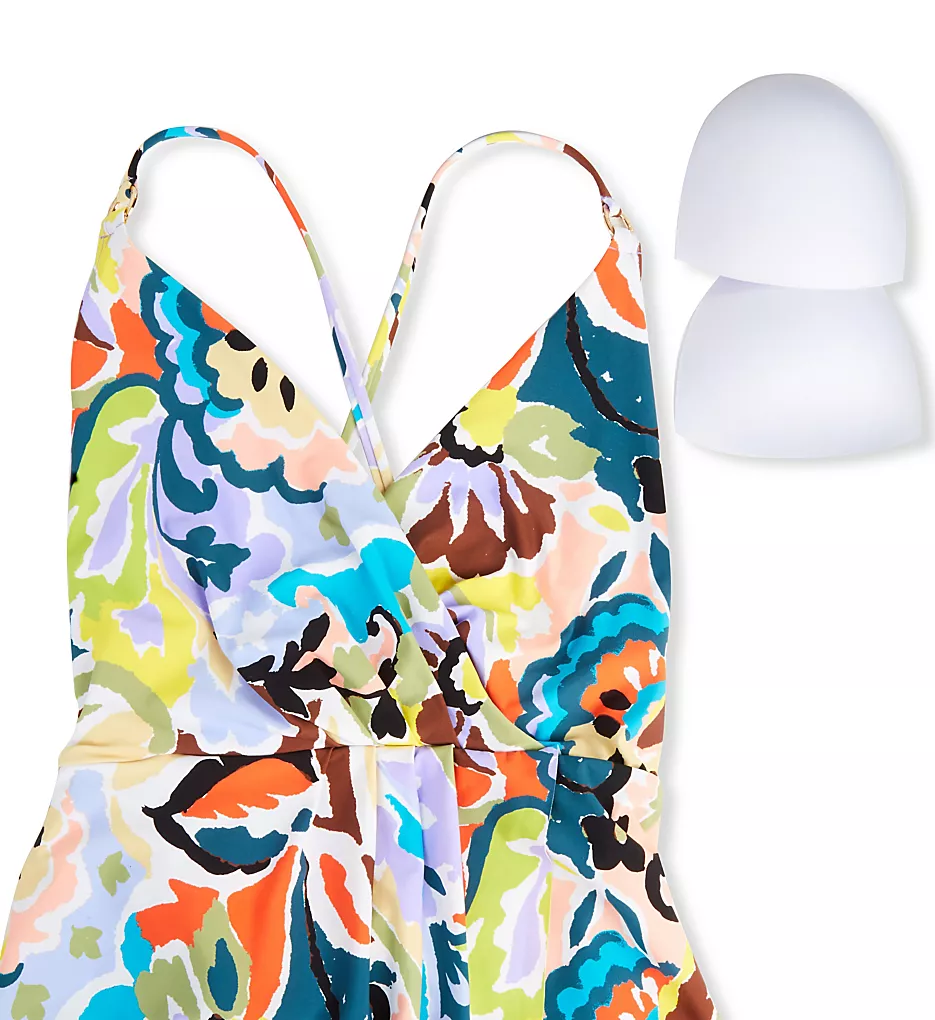 Anne Cole Kashmir Paisley Multicolor Surplice Maillot – Elegant V-Neck One-Piece Swim Dress 8 Anne Cole Kashmir Paisley Multicolor Surplice Maillot – Elegant V-Neck One-Piece Swim Dress - Image 6