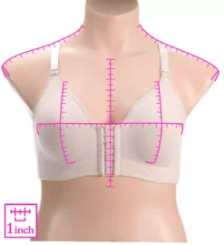 Post Surgery Softcup Front Close Racerback Bra -Her Room US annette ann01 10618 ns7