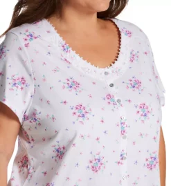 Aria Plus Size Short Sleeve Capri Pant PJ Set -Her Room US aria aria01 a70001x cs3