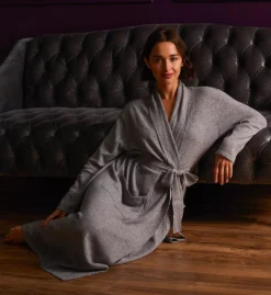 Arlotta 100% Pure Cashmere Long Robe – Grade A Inner Mongolian Shawl Collar Luxury Robe -Her Room US arlotta arl001 2011 cs6