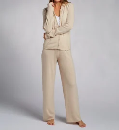 Cashmere Classic Front Zipper Jacket With Hoodie -Her Room US arlotta arl001 3220 cs1