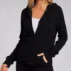 Cashmere Classic Front Zipper Jacket With Hoodie -Her Room US arlotta arl001 3220 gs