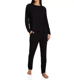 Aspen Dream Cream Bamboo Ribbed Knit – Lightweight Soft Lounge Joggers -Her Room US aspen dream aspd01 brlb cs1