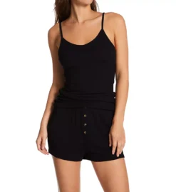 Aspen Dream Essential Soft Ribbed – Luxury Bamboo Viscose Loungewear Shorts -Her Room US aspen dream aspd01 brsh cs1