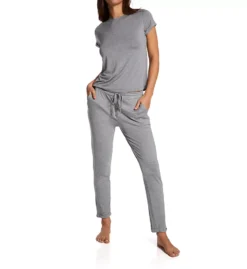 Aspen Dream Essential Soft Rolled Sleeve Tee – Silky Bamboo Viscose Sleep Top -Her Room US aspen dream aspd01 btrs cs2