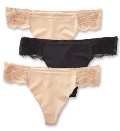 B.bare Thong Panty - 3 Pack -Her Room US b temptd by wacoal btmp01 970367 cs2