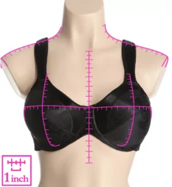Satin Tracings Minimizer Underwire Bra -Her Room US bali bal001 3562 ns7