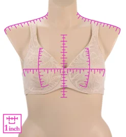 Smoothing 2ply Minimizer Lace Underwire Bra -Her Room US bali bal001 df4584 ns7