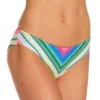 Becca Santa Catarina Regan American Fit Swim Bottom – Mitered Stripe Textured Knit -Her Room US becca bec01 144307 gs