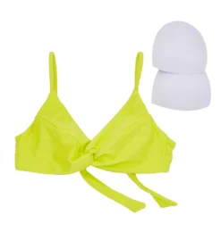 Becca Prima Harlow Neon Textured Bralette – Twisted Center Triangle Swim Top -Her Room US becca bec01 183237 cs5