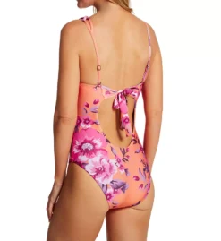 In Full Bloom Arabella Floral Asymmetrical One Piece Swimsuit – Cutout Back & O-Ring Detail 9 In Full Bloom Arabella Floral Asymmetrical One Piece Swimsuit – Cutout Back & O-Ring Detail -Her Room US becca bec01 241227 bs
