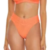 Becca Elise Line In The Sand French Cut Swim Bottom – Textured V-Waist High Leg Bikini -Her Room US becca bec01 474637 gs