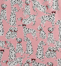 BedHead Pajamas Dalmatian Love Spot Print - Organic Cotton Short Sleeve & Cropped PJ Set -Her Room US bedhead pajamas behe01 270063 cs3