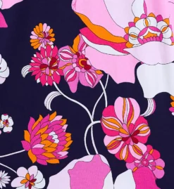 Trina Turk x BedHead Floral Medley Pajamas – Vintage Multi-Color Print Cropped Jersey Sleep Set -Her Room US bedhead pajamas behe01 470131 cs3