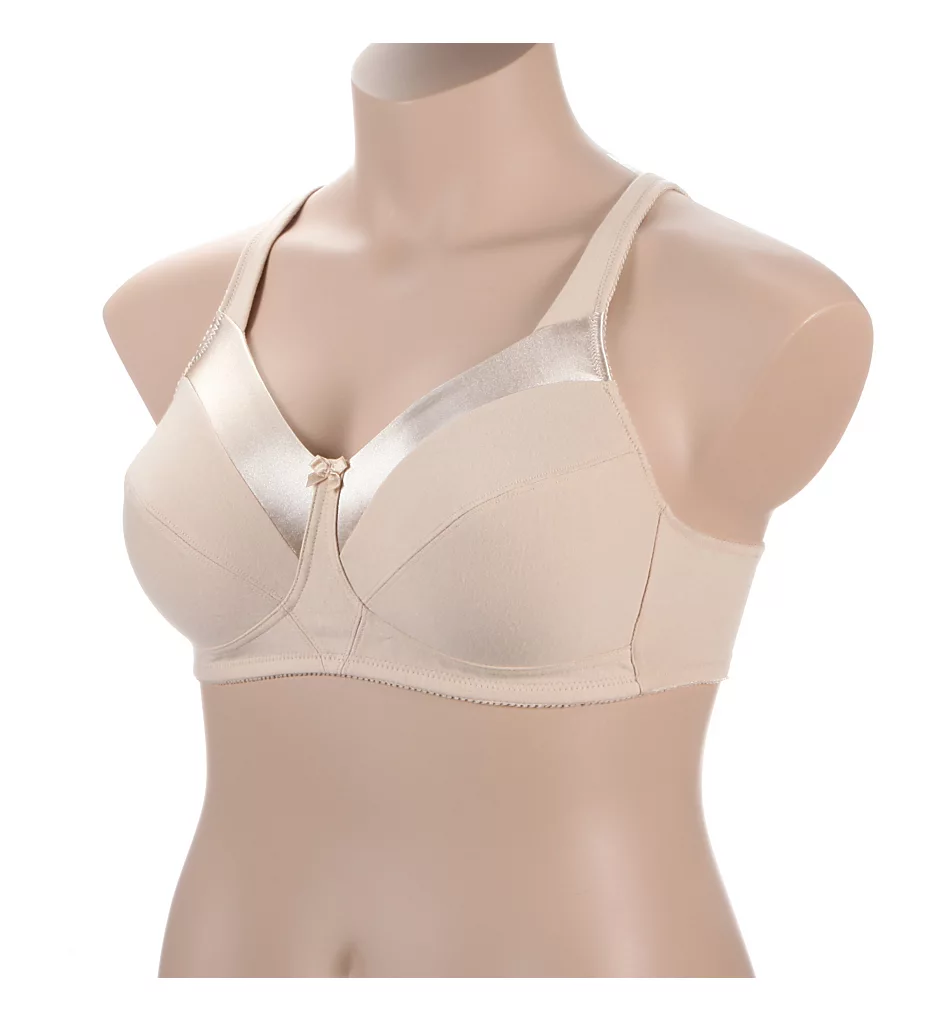 Bestform Satin Trim Wireless Cotton Bra - 2 Pack 8 Bestform Satin Trim Wireless Cotton Bra - 2 Pack - Image 6