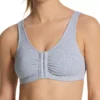 Bestform Comfort Cotton Stretch Front Close Sports Bra -Her Room US bestform befo01 5006014 gs