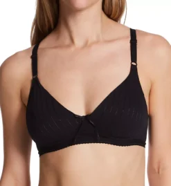 Bestform Striped Wireless Cotton Lightly-Lined Cup Bra