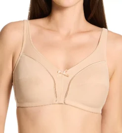 Bestform Comfort Wireless Cotton Bra W/ Unlined Seamed Cups
