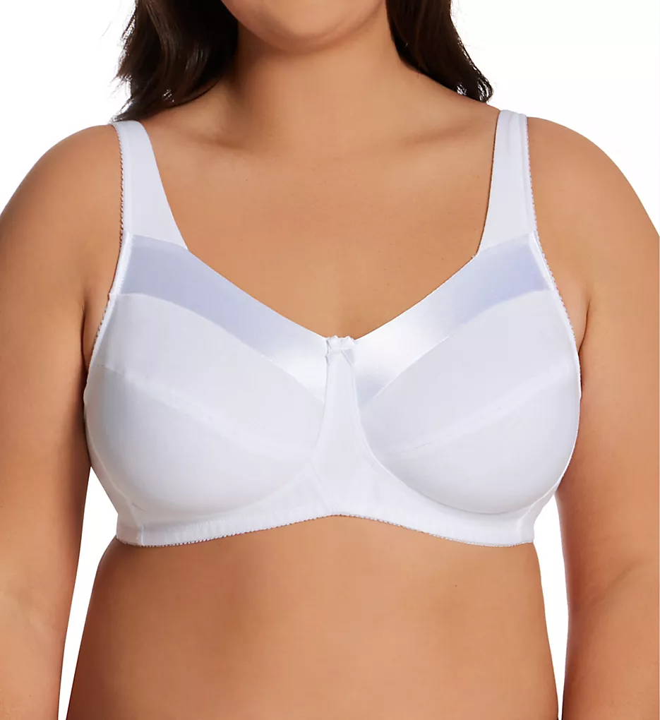 Bestform Satin Trim Wireless Cotton Bra - 2 Pack 3 Bestform Satin Trim Wireless Cotton Bra - 2 Pack