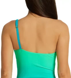 Bleu Rod Beattie Cool Breeze Blue Ombre One Shoulder Mio One Piece Swimsuit -Her Room US bleu rod beattie bleu01 b23785 cs1