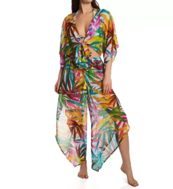 Bleu Rod Beattie Fantasy Island Tropical Palm Print Chiffon Front-Tie Shirt Cover Up 12 Bleu Rod Beattie Fantasy Island Tropical Palm Print Chiffon Front-Tie Shirt Cover Up -Her Room US bleu rod beattie bleu01 fi23866 cs2