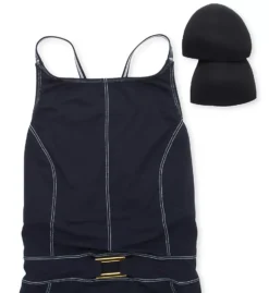 Bleu Rod Beattie Denim Blue Cross Back Mio – Belted One Piece Swimsuit with Gold Accents -Her Room US bleu rod beattie bleu01 l23230 cs5