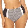 Bleu Rod Beattie Inside The Lines Striped Pattern – High Waist Cheeky Swim Bottom -Her Room US bleu rod beattie bleu01 n21906 gs