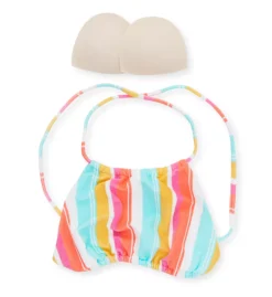 Body Glove Firenze Sage Striped Scoop Neck Strappy Back Bikini Top -Her Room US body glove bg01 590202 cs5