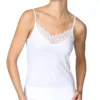 Calida Feminine Sense 100% Cotton Lace Trim Camisole – Seamless Premium Underlayer -Her Room US calida cali01 11451 gs