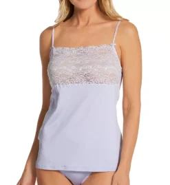 Calida Sensual Secrets Lace Camisole - White Floral Sheer Bust Cotton-Viscose Top