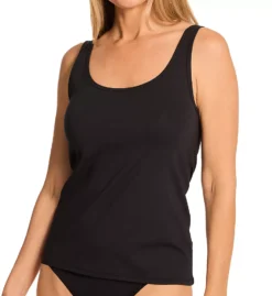 Calida Essential Cotton Tank Top – Premium Stretch Cotton Fitted Scoop Neck