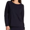 Calida Deep Sleep Balancing Long Sleeve Crew Tee – Tencel & Seacell Moisture Wicking Sleep Shirt -Her Room US calida cali01 15791 gs