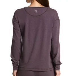 Calida Deep Sleep Warming Tencel & Wool Long Sleeve Crew Tee with Thumb Holes -Her Room US calida cali01 15935 bs