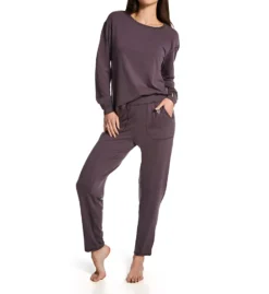 Calida Deep Sleep Warming Tencel & Wool Long Sleeve Crew Tee with Thumb Holes -Her Room US calida cali01 15935 cs1