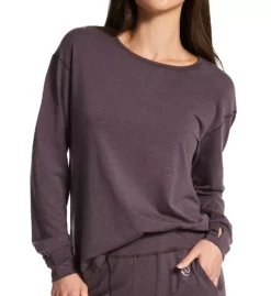 Calida Deep Sleep Warming Tencel & Wool Long Sleeve Crew Tee with Thumb Holes