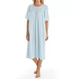 Calida Soft Cotton Short Sleeve Nightgown -Her Room US calida cali01 34000 fs