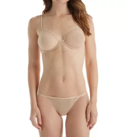 Calvin Klein Sheer Marquisette Unlined Demi Underwire Bra -Her Room US calvin klein cal001 qf1680 cs1